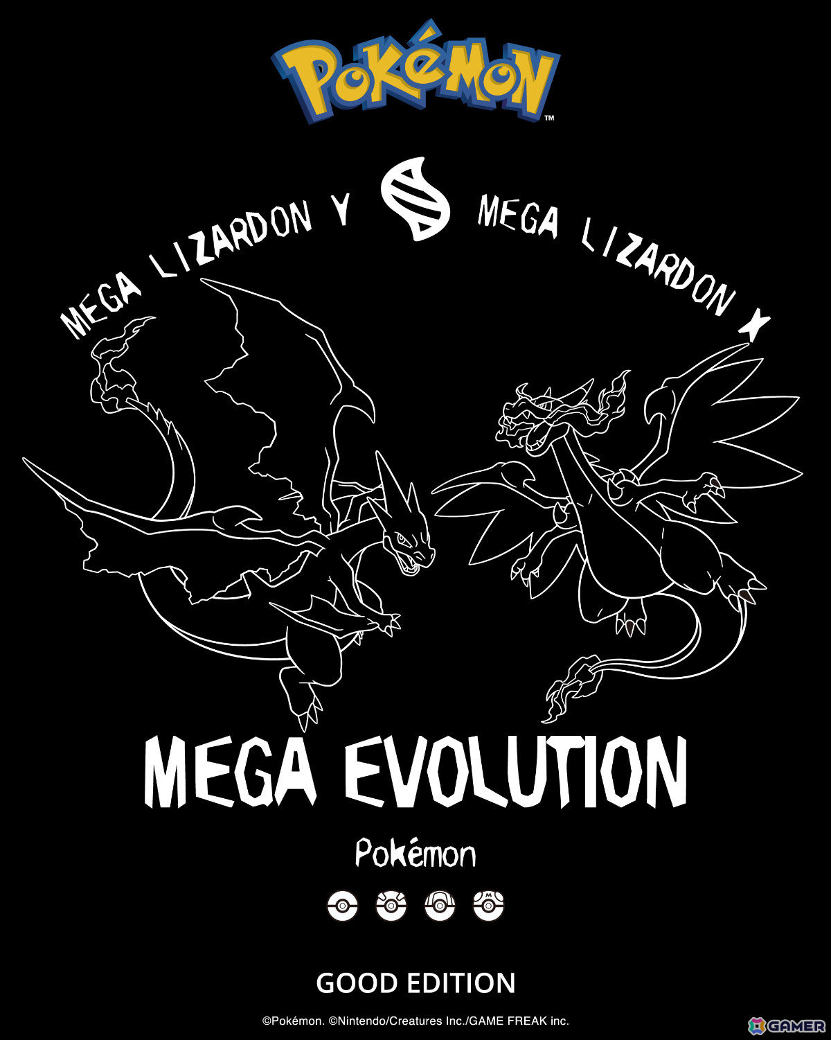「Pokémon LEGENDS Z-A」の重要なキーワード“メガシンカ”をモチーフにしたTシャツコレクションが登場！の画像13