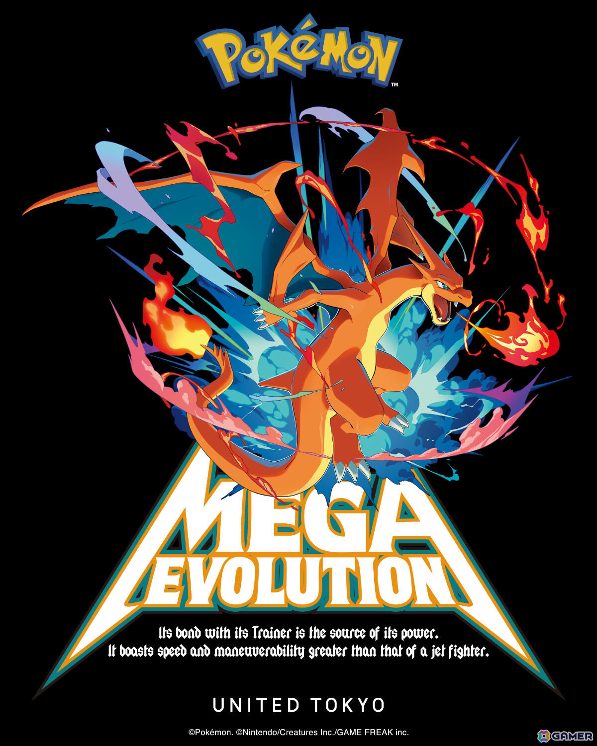 「Pokémon LEGENDS Z-A」の重要なキーワード“メガシンカ”をモチーフにしたTシャツコレクションが登場！の画像3