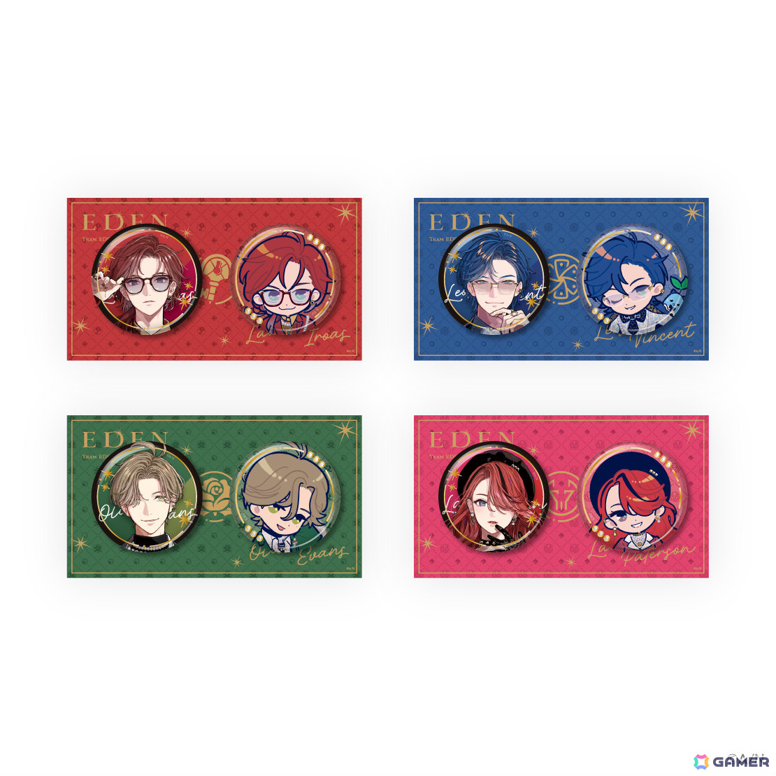 にじさんじのユニット「エデン組」4周年記念グッズが7月18日より販売開始!ボイスアクスタやにじぱぺっとなど11種がラインナップの画像
