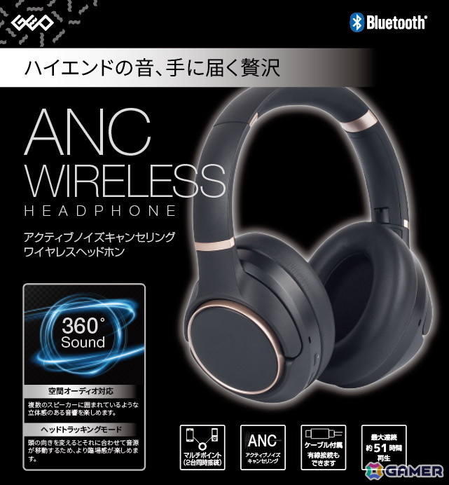 Switch2のゲーム環境を整えよう!ゲオ限定の「Switch2用アクセサリーキット7点セット」&「ANCワイヤレスヘッドホン」をセットでGamer読者1名にプレゼントの画像