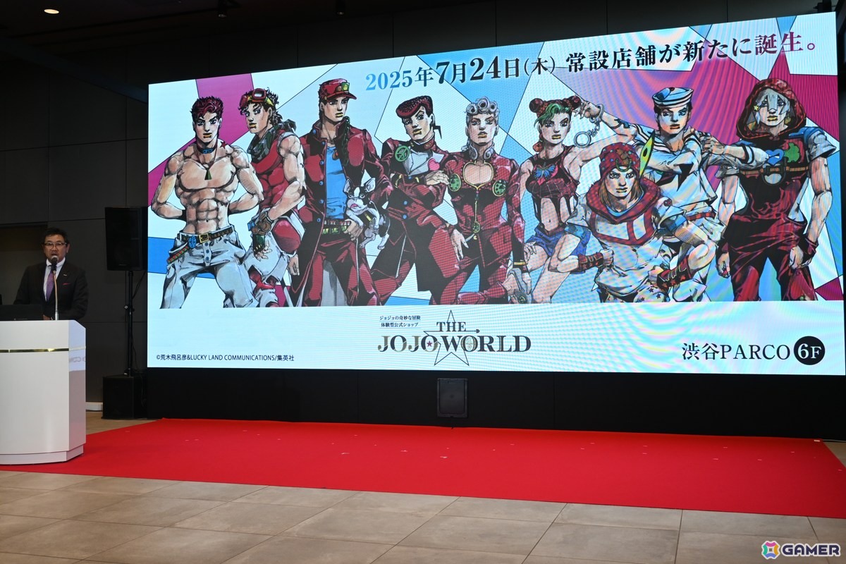 「THE★JOJO WORLD」数多くのグッズや作品の世界観に浸れる演出に一ファンとして大興奮!オープニングセレモニーには荒木飛呂彦先生も登壇の画像