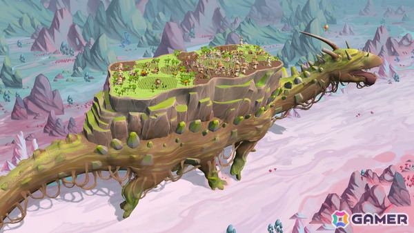 巨大生物の背中の上に街をつくるシミュレーションゲーム「The Wandering Village」の1.0正式版が配信開始！の画像