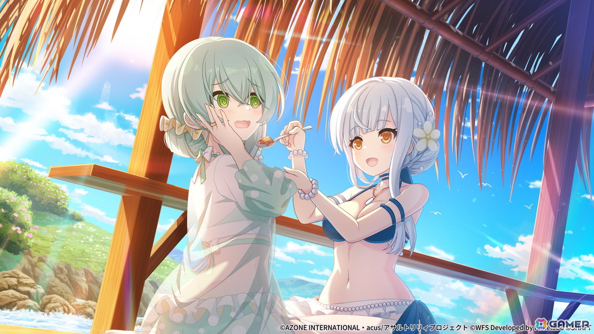 「ラスバレ4.5周年リリホリ!!」が7月20日より開催！神琳、聖、治、紅巴が新たな水着で登場、イベント「リリホリ!!～朝陽のサマースクール～」もの画像