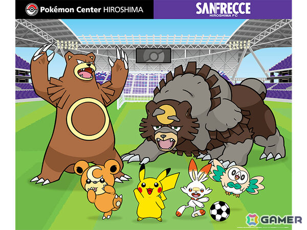 ポケモンセンター×サンフレッチェ広島のコラボグッズが8月16日に発売！ヒメグマたちがデザインされたTシャツなどサッカー観戦を盛り上げてくれる計16アイテムの画像6