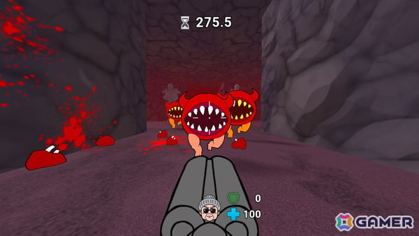 高火力おばあちゃんが悪魔を狩るFPS「ブーマーグランマ」のSteamストアページが公開！冒頭の6ステージが楽しめる体験版も配信中の画像2