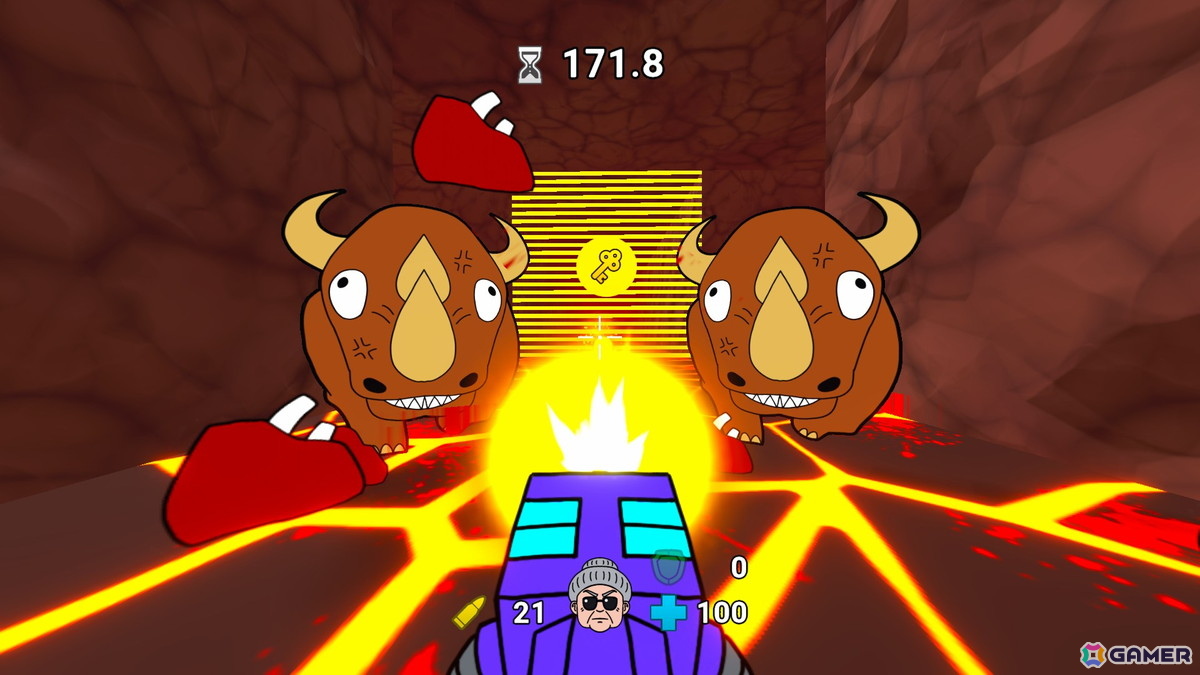 高火力おばあちゃんが悪魔を狩るFPS「ブーマーグランマ」のSteamストアページが公開！冒頭の6ステージが楽しめる体験版も配信中の画像
