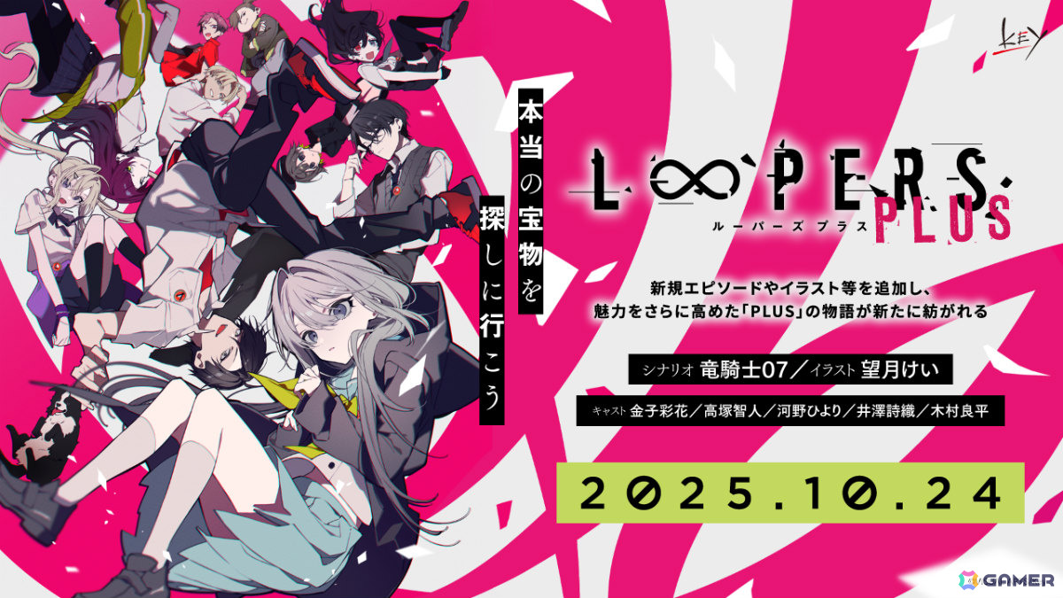 Key完全新作キネティックノベル「虹彩都市」の発売日が11月28日に決定!「LOOPERS PLUS」は10月24日にリリースの画像