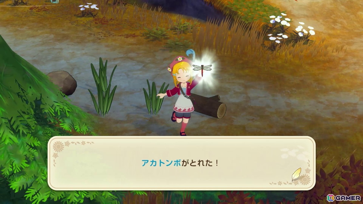 「牧場物語 Let's!風のグランドバザール」自然の恵みを手に入れる採取や虫捕り、魚釣りについて紹介!の画像