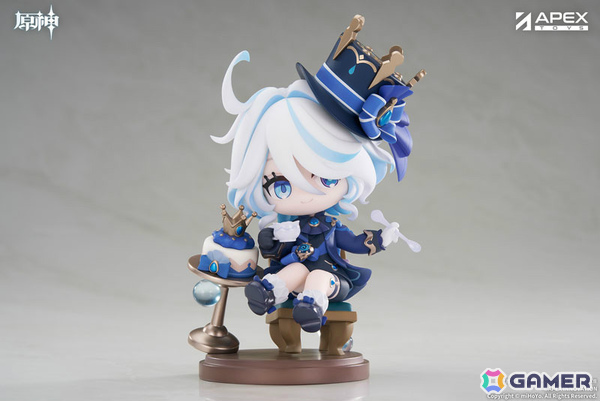 「原神」より「フリーナ・甘い午後の讃美歌 ちびキャラフィギュア」が登場！高さ約13cmと飾りやすいサイズ感の画像1