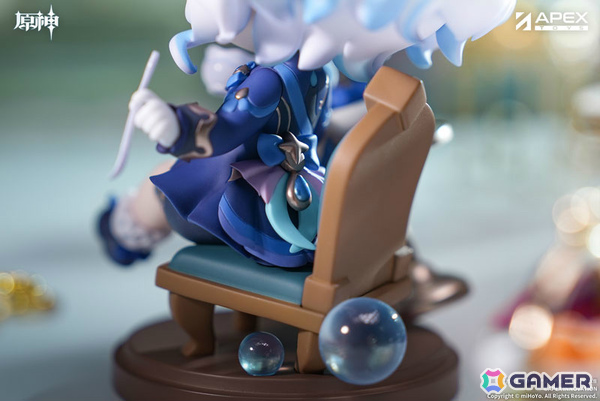 「原神」より「フリーナ・甘い午後の讃美歌 ちびキャラフィギュア」が登場！高さ約13cmと飾りやすいサイズ感の画像11