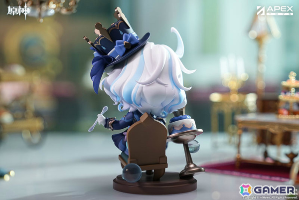 「原神」より「フリーナ・甘い午後の讃美歌 ちびキャラフィギュア」が登場！高さ約13cmと飾りやすいサイズ感の画像7