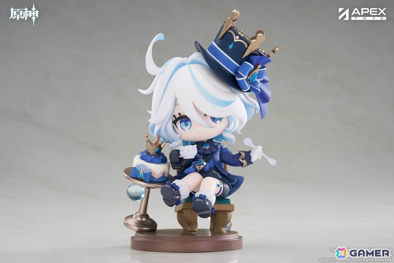 「原神」より「フリーナ・甘い午後の讃美歌 ちびキャラフィギュア」が登場!高さ約13cmと飾りやすいサイズ感の画像