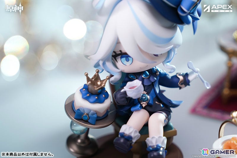 「原神」より「フリーナ・甘い午後の讃美歌 ちびキャラフィギュア」が登場!高さ約13cmと飾りやすいサイズ感の画像