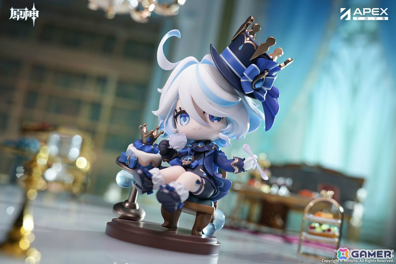 「原神」より「フリーナ・甘い午後の讃美歌 ちびキャラフィギュア」が登場!高さ約13cmと飾りやすいサイズ感の画像