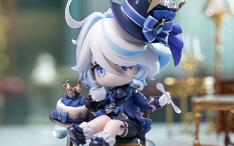 「原神」より「フリーナ・甘い午後の讃美歌 ちびキャラフィギュア」が登場！高さ約13cmと飾りやすいサイズ感