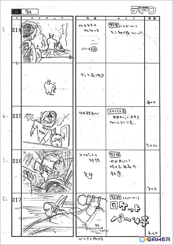 押井守氏絵コンテ