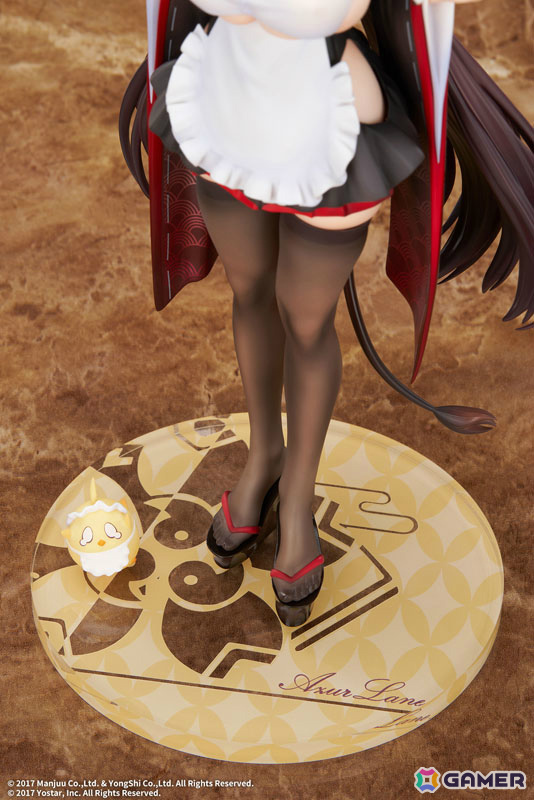 「アズレン」樫野が着せ替え「つまずきトラブルメイド」の姿で立体化!もっと大胆な姿にできる胸の差し替えパーツも付属の画像