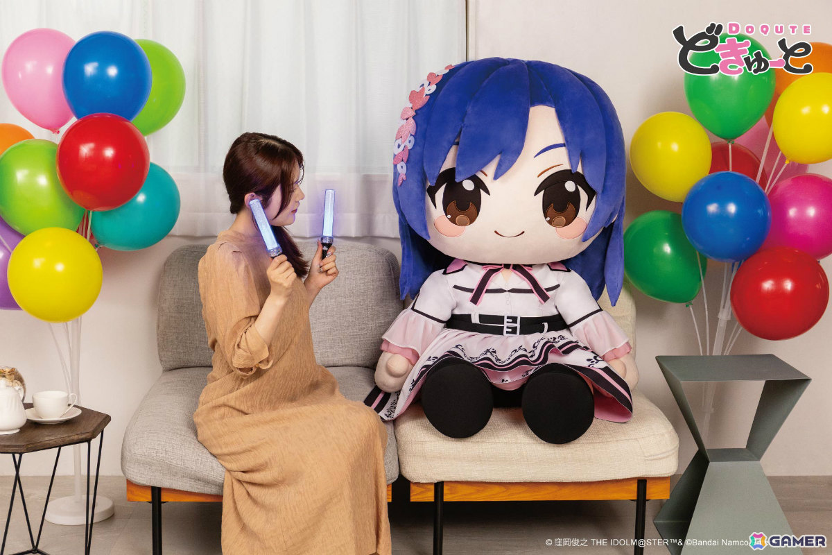 20周年を迎える「アイドルマスター」より春香、千早、美希が超特大ぬいぐるみ“どきゅーと”になって登場の画像