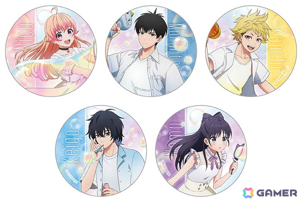 TVアニメ「ウィッチウォッチ」シャボン玉で遊ぶニコやモリヒトたちの描き下ろしイラストグッズが登場！の画像1