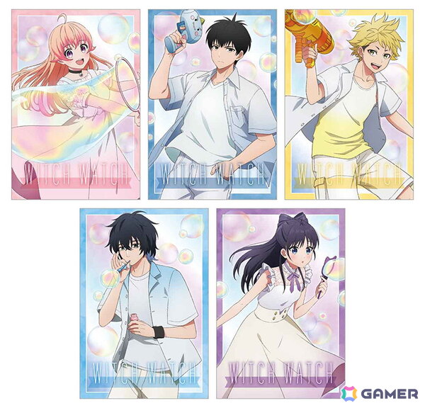 TVアニメ「ウィッチウォッチ」シャボン玉で遊ぶニコやモリヒトたちの描き下ろしイラストグッズが登場！の画像8