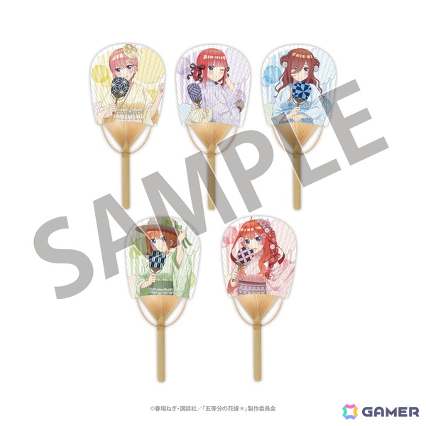 TVスペシャルアニメ「五等分の花嫁＊」新規描きおろしイラストを使用した五つ子の納涼Style商品が発売！の画像2
