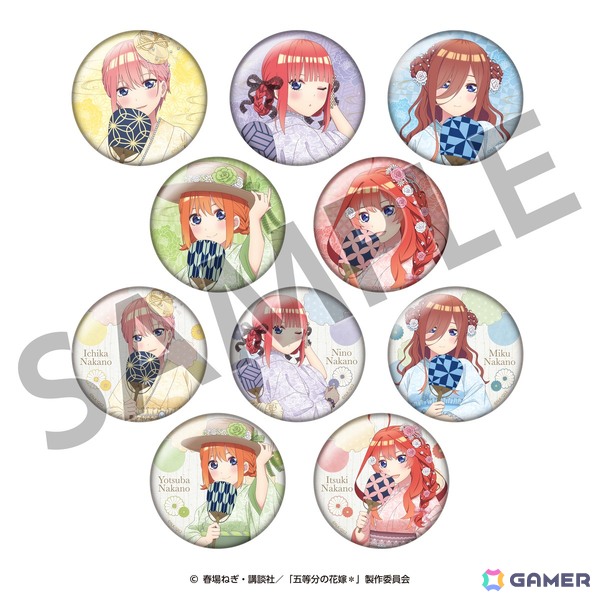 TVスペシャルアニメ「五等分の花嫁＊」新規描きおろしイラストを使用した五つ子の納涼Style商品が発売！の画像3