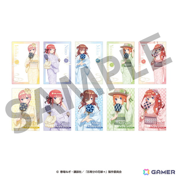 TVスペシャルアニメ「五等分の花嫁＊」新規描きおろしイラストを使用した五つ子の納涼Style商品が発売！の画像4