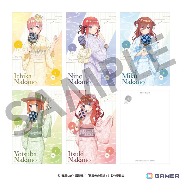 TVスペシャルアニメ「五等分の花嫁＊」新規描きおろしイラストを使用した五つ子の納涼Style商品が発売！の画像5