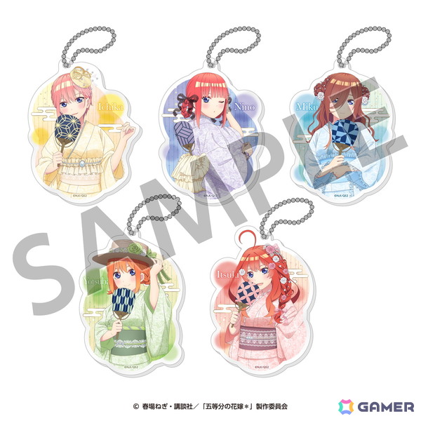 TVスペシャルアニメ「五等分の花嫁＊」新規描きおろしイラストを使用した五つ子の納涼Style商品が発売！の画像7