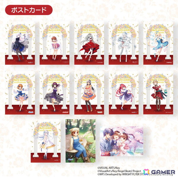 Key25周年を記念した特別イラストのグッズが当たる「Key25th Memorial くじ」が7月24日に発売！10連セットで特典冊子もの画像9