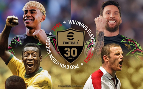 「eFootball」シリーズ30周年特別デザインでルーニーが新レジェンドとして登場！年間を通してレジェンド選手が続々追加