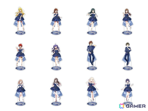 「アイドルマスター」シリーズの12人が「夏の夜の満天の星空ライブ」をテーマにした衣装で描き下ろしイラストに！アトレ秋葉原コラボグッズが公開の画像2