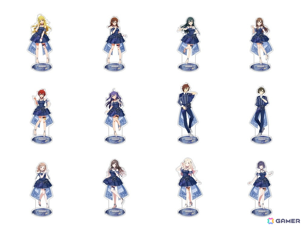 「アイドルマスター」シリーズの12人が「夏の夜の満天の星空ライブ」をテーマにした衣装で描き下ろしイラストに!アトレ秋葉原コラボグッズが公開の画像