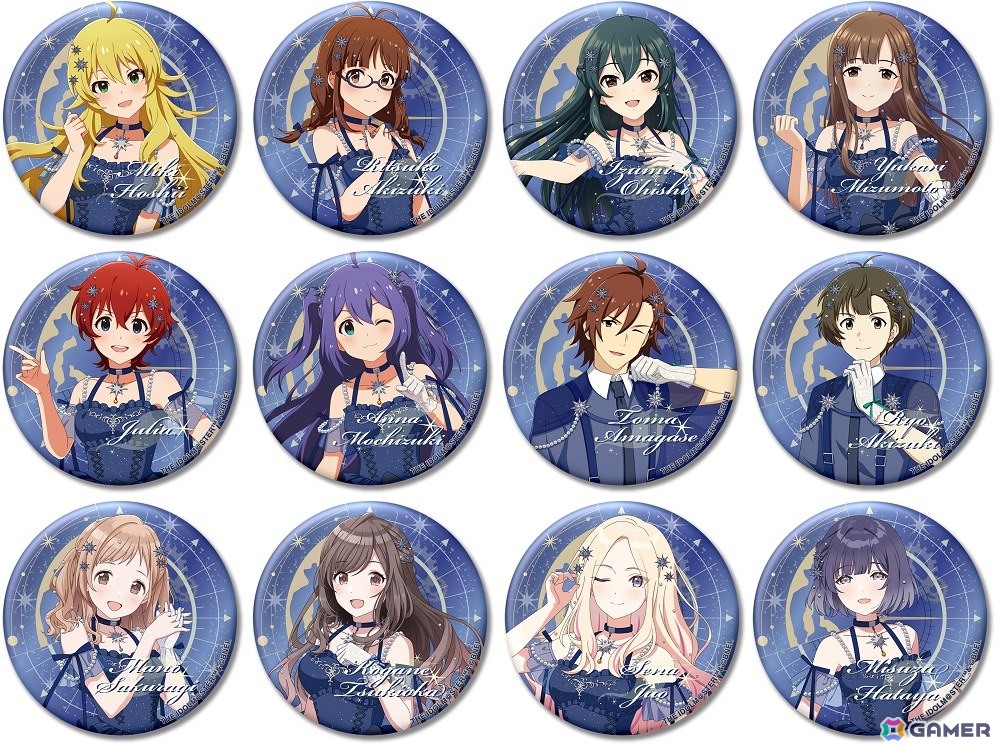 「アイドルマスター」シリーズの12人が「夏の夜の満天の星空ライブ」をテーマにした衣装で描き下ろしイラストに!アトレ秋葉原コラボグッズが公開の画像