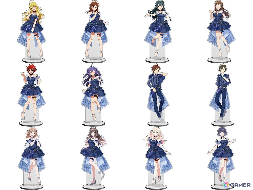 「アイドルマスター」シリーズの12人が「夏の夜の満天の星空ライブ」をテーマにした衣装で描き下ろしイラストに!アトレ秋葉原コラボグッズが公開の画像