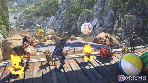 「モンスターハンターワイルズ」夏の季節イベント「交わりの祭事【踊火の儀】」が7月23日より開催！大集会所が夏の暑さを吹き飛ばす踊りと火をテーマにした装いにの画像10