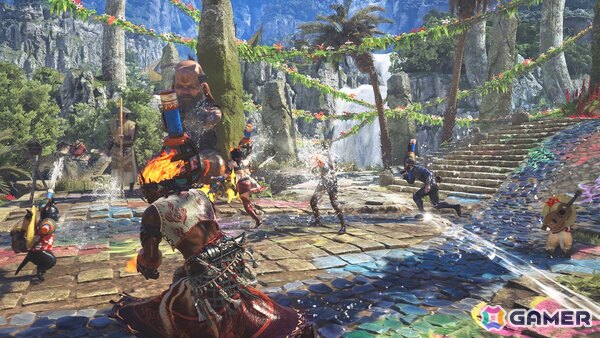 「モンスターハンターワイルズ」夏の季節イベント「交わりの祭事【踊火の儀】」が7月23日より開催！大集会所が夏の暑さを吹き飛ばす踊りと火をテーマにした装いにの画像14