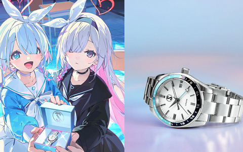 「ブルアカ」よりアロナとプラナからのプレゼントをイメージした機械式ウォッチが登場！