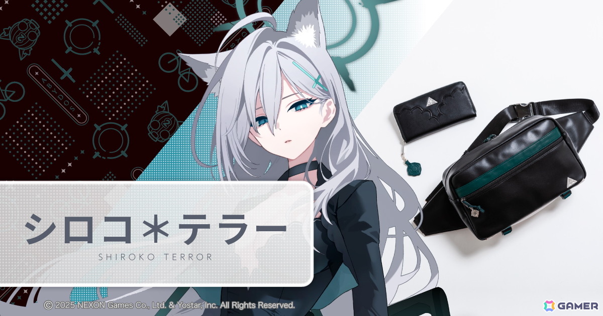 「ブルアカ」ホシノやシロコ、ノノミらアビドス高等学校の生徒がモチーフになったボディバッグ&長財布がSuperGroupiesより登場!シロコ*テラーモデルもの画像