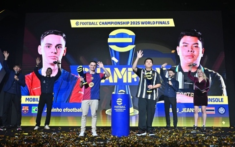 「eFootball Championship 2025 World Finals」コンソール部門でタイのBRU_JEANSUI選手、モバイル部門でブラジルのJuninho efootball選手が優勝！