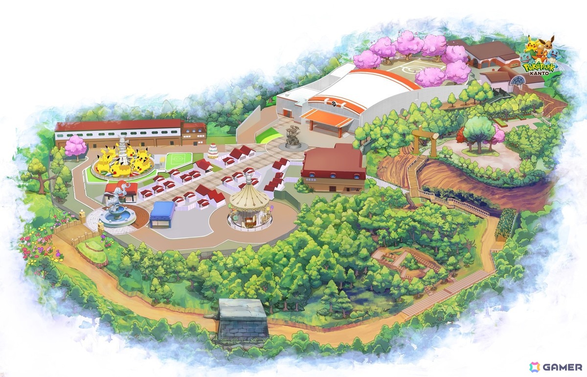 「ポケパーク カントー」よみうりランドの一角で2026年春に開業へ――2025年秋よりチケット販売が順次スタートの画像
