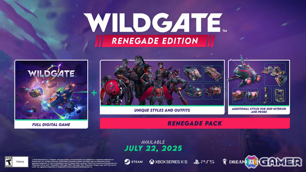 宇宙船バトル×FPSのPvPスペースシューター「ワイルドゲート」がリリース！コスチュームアイテムなどが付いたリネゲイド・エディションも登場の画像3