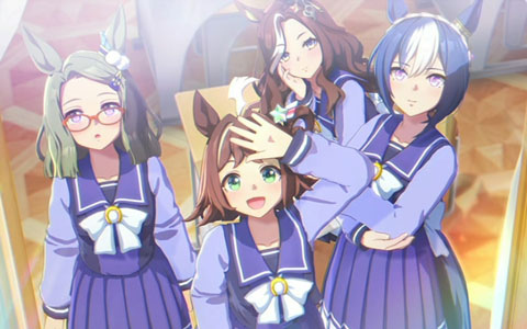 ウマ娘プリティーダービー 公式スターティングゲート のれん ウマ娘 プリティーダービー』のガチャ演出をリアルグッズ化した