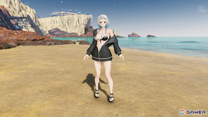 「PSO2 ニュージェネシス」夏にぴったりの水着やショート丈パーカーなどを収録したACスクラッチ「サマースカイシーサイド'25」が配信！の画像4