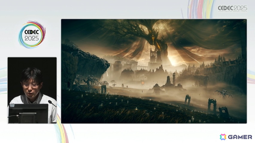 様々な制限がある中で工夫して作られた「ELDEN RING SHADOW OF THE ERDTREE」と「ELDEN RING NIGHTREIGN」の背景事例を紹介【CEDEC2025】の画像