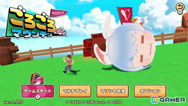 “推し”と一緒に駆け上る3Dごろごろアクションゲーム「ホロライブごろごろマウンテン」がSteamで配信！の画像1