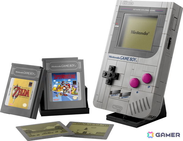 初代ゲームボーイ約1：1スケールのレゴセットが10月1日に発売！レゴブロックで再現した「ゼルダの伝説 夢をみる島」「スーパーマリオランド」のカートリッジも付属の画像5