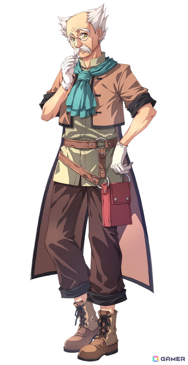 「空の軌跡 the 1st」ツァイス地方で登場のラッセル博士（CV：塩屋翼）、キリカ（CV：道井悠）、シード少佐（CV：高梨謙吾）、グスタフ整備長（CV：佐原誠）を紹介！の画像1