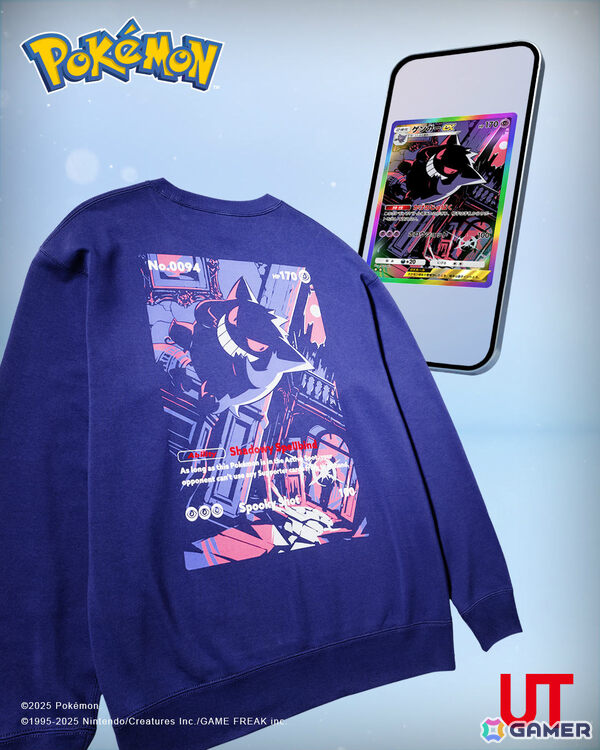 「ポケモンカードゲーム」「ポケポケ」とコラボしたUTが8月11日に発売！ミュウツーやピカチュウなどが描かれたTシャツ＆スウェットがラインナップの画像15