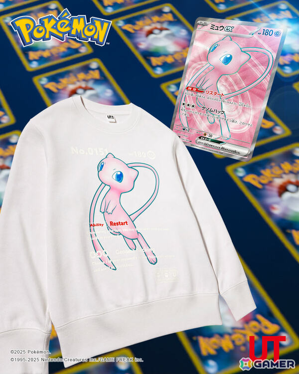 「ポケモンカードゲーム」「ポケポケ」とコラボしたUTが8月11日に発売！ミュウツーやピカチュウなどが描かれたTシャツ＆スウェットがラインナップの画像33